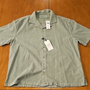 Abercrombie & Fitch Olive Casual Button Down Shirt
